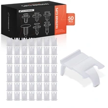 2001-2005 Hyundai Elantra 50 Pcs Nylon White Belt Molding Weatherstrip Retainer Clip A-Premium APRCF1789