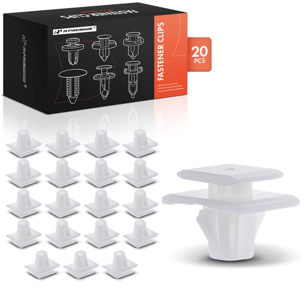 2002-2019 Honda CR-V 20 Pcs Nylon White Lower Outer Door Weatherstrip Retainer Clip A-Premium APRCF1790