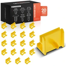 20 Pcs 6mm Nylon Rocker Panel & Wheel Housing Trim Cover Retainer Clips