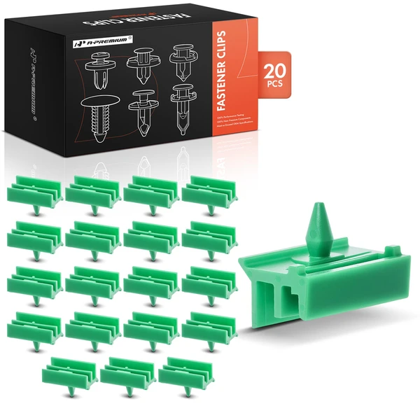 20 Pcs Nylon Green Rocker Panel & Wheel Housing Trim Cover A-Premium APRCF1802