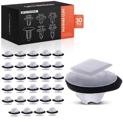 30 Pcs 12mm Clips Front Door Lower Exterior Trim Fastener