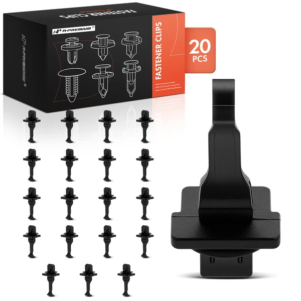 2008-2015 Scion xB 20 Pcs Nylon Black Roof Garnish & Front Pillar Post Trim Retainer Clip A-Premium APRCF1838