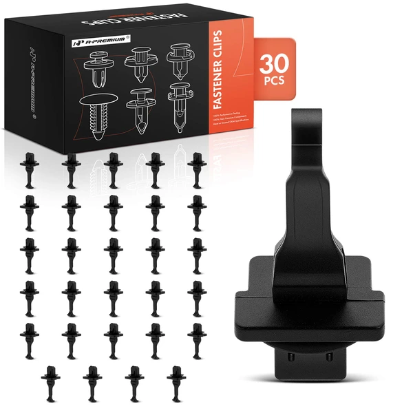 2014-2019 INFINITI Q70 30 Pcs Nylon Black Roof Garnish & Front Pillar Post Trim Retainer Clip A-Premium APRCF1839