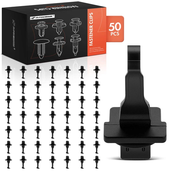 2003-2005 Toyota RAV4 50 Pcs Nylon Black Roof Garnish & Front Pillar Post Trim Retainer Clip A-Premium APRCF1840