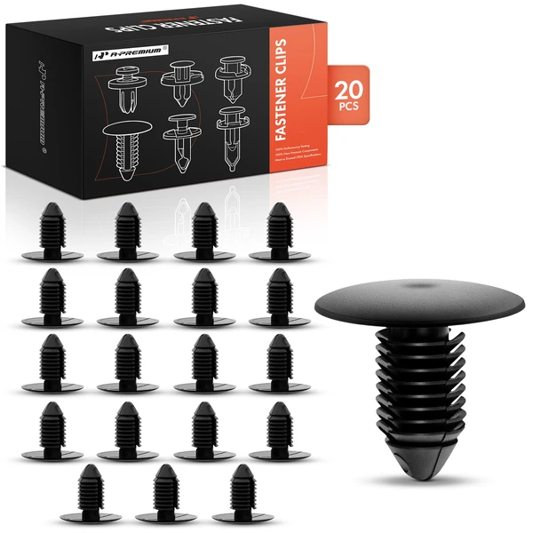 2000-2001 Chevrolet Impala 20 Pcs Nylon Black Radiator Apron Retainer Clip A-Premium APRCF1850