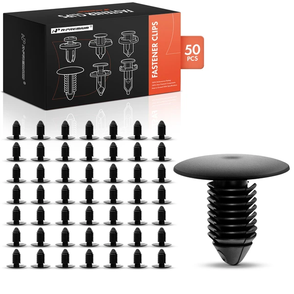 2000-2001 Chevrolet Impala 50 Pcs Nylon Black Radiator Apron Retainer Clip A-Premium APRCF1852