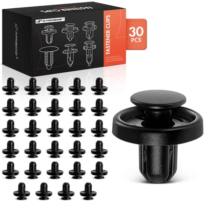 30 Pcs 8mm Nylon Front Fender Liner Retainer Clip Push-Type