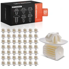 1999-2006 Volkswagen Golf 50 Pcs Nylon White Windshield Pillar Trim Clip A-Premium APRCF1861