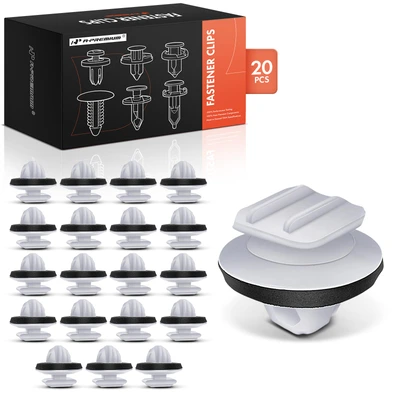 20 Pcs 8mm x 8mm Exterior-Wheel Fender Flare moulding Retainer Clips