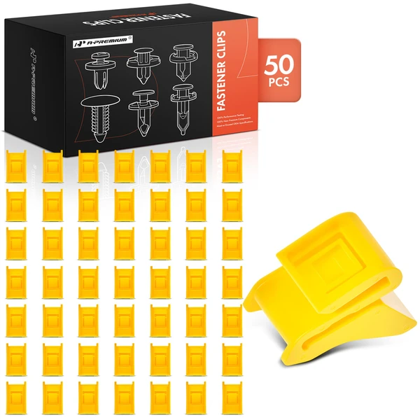 2013 INFINITI FX37 50 Pcs Nylon Yellow Bumper Cover Retainer A-Premium APRCF1867