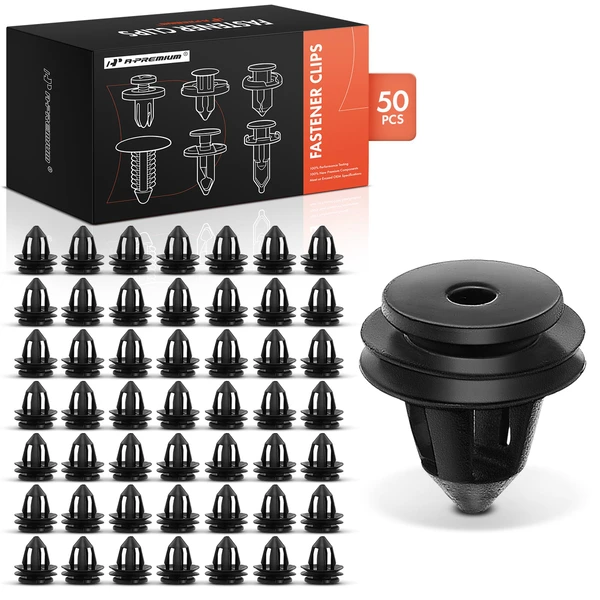 2008 Volkswagen R32 50 Pcs Nylon Black Door Panel Retainer Clip A-Premium APRCF1876