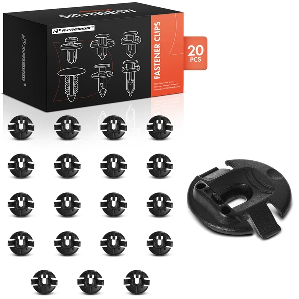 2013-2016 Audi allroad 20 Pcs Nylon Black Splash Shield Retaining Clip A-Premium APRCF1880