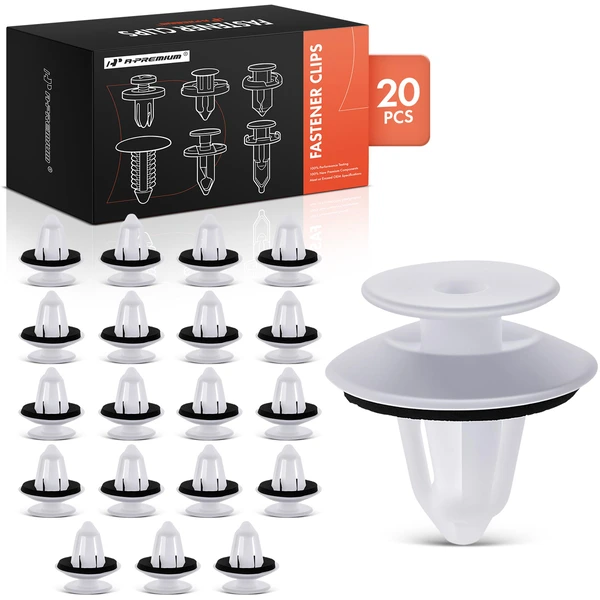 2010-2018 Mercedes-Benz Sprinter 3500 20 Pcs Nylon White Tailgate Garnish Retainer A-Premium APRCF1883