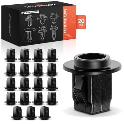 20 Pcs 8mm x 8mm Nylon Fender Liner Flare Screw Grommets Clips