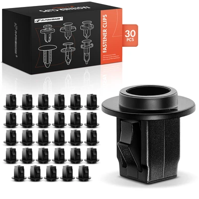30 Pcs 8mm x 8mm Nylon Fender Liner Flare Screw Grommets Clips
