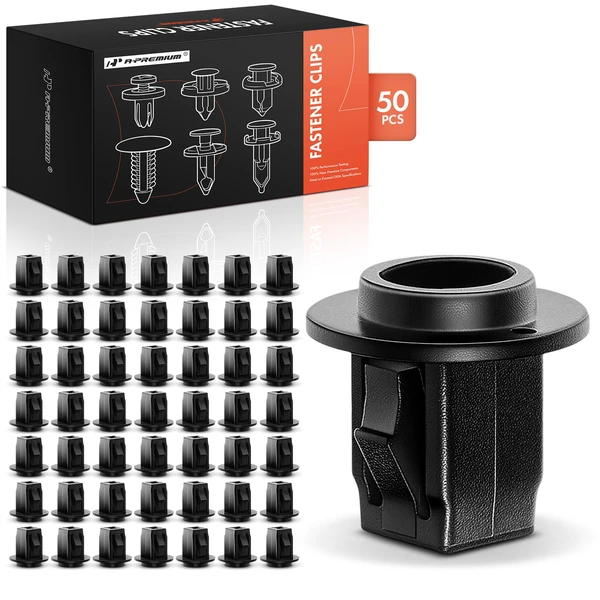 2013 INFINITI FX37 50 Pcs Nylon Black Screw Grommet A-Premium APRCF1894