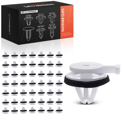 50 Pcs 10.8mm Nylon Wind Shield Pillar Retainer Trim Clips with Sealer