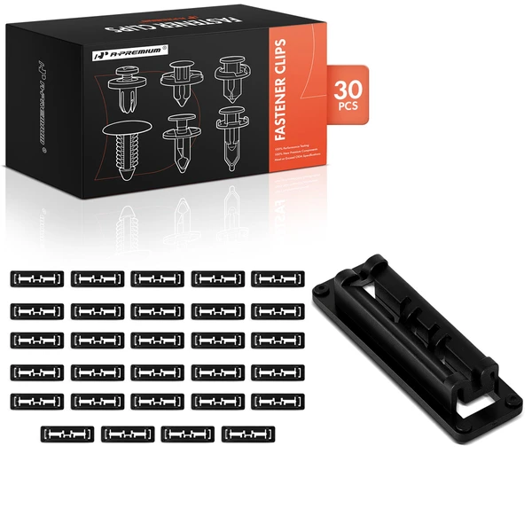 30 Pcs Nylon Black Headliner Retaining Clip A-Premium APRCF1911