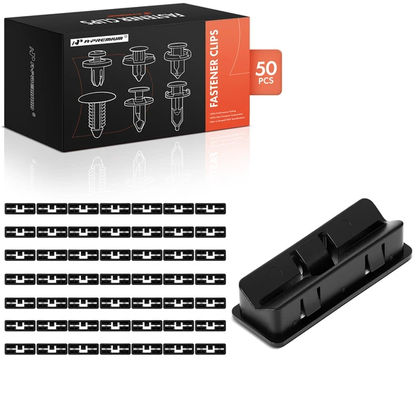 50 Pcs Nylon Black Headliner Retaining Clip A-Premium APRCF1915