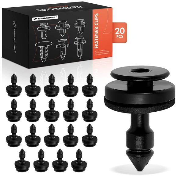 2017-2021 Jaguar F-Pace 20 Pcs Nylon Black Trim Panel Retainer A-Premium APRCF1922