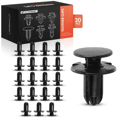 20 Pcs 8mm Nylon Bumper Cover Fender Liner Retainer Clip