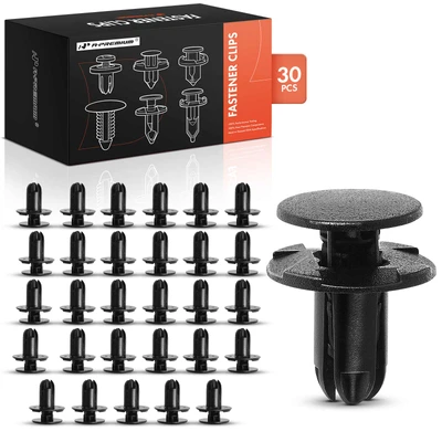 30 Pcs 8mm Nylon Bumper Cover Fender Liner Retainer Clip