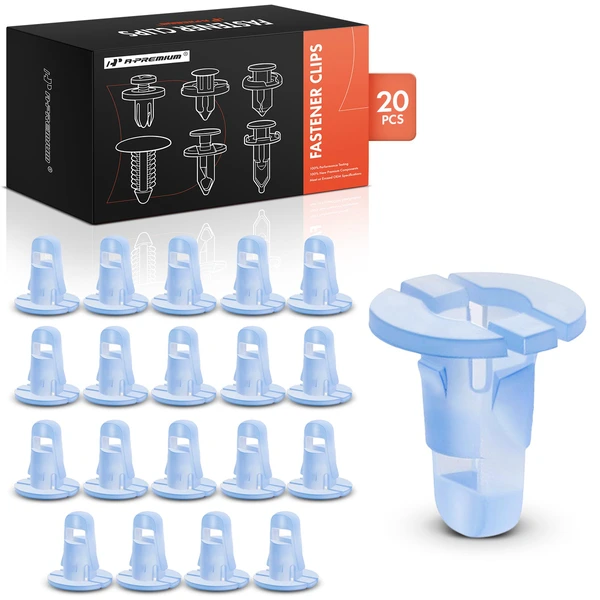 20 Pcs Nylon Blue Rocker & Door Trim Panel Grommet A-Premium APRCF1937