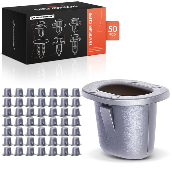 50 Pcs Nylon Gray Wheel Well Opening & Fender Flare Screw Grommet A-Premium APRCF1945