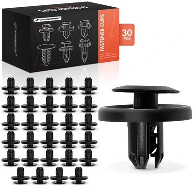 30 Pcs 8mm Nylon Fender Liner Retainer Plate Clips