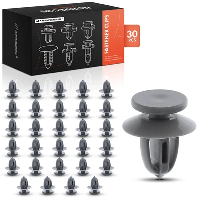 30 Pcs 9mm Nylon Door Panel Retainer Fastener Clips