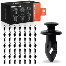 2005-2009 Hyundai Tucson 50 Pcs 9.5mm Nylon Black Bumper Cover Retainer A-Premium APRCF1990