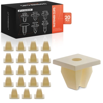 20 Pcs M4.2 Nylon Door Handle Nut Retainer Clip