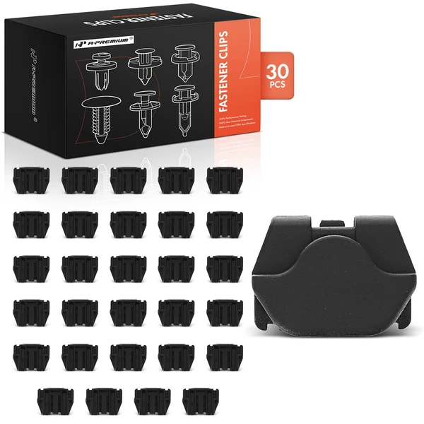 30 Pcs Nylon Black Fender Liner Molding Clip A-Premium APRCF1995