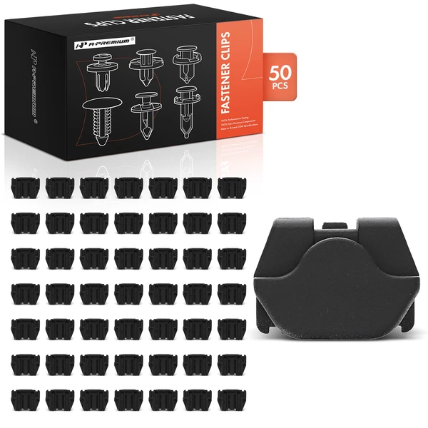50 Pcs Nylon Black Fender Liner Molding Clip A-Premium APRCF1996