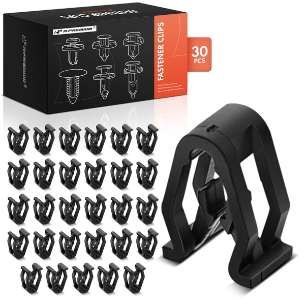 2011-2014 Hyundai Sonata 30 Pcs Nylon Black Interior Trim Clip A-Premium APRCF2019