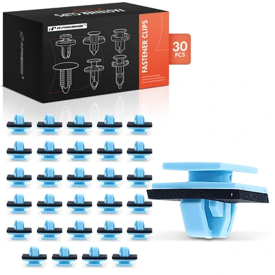 30 Pcs 10mm Nylon Door Moulding Retainer Clip with Sealer