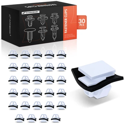30 Pcs Nylon Side Rocker Molding Clips Sill Cover Trim Retainer