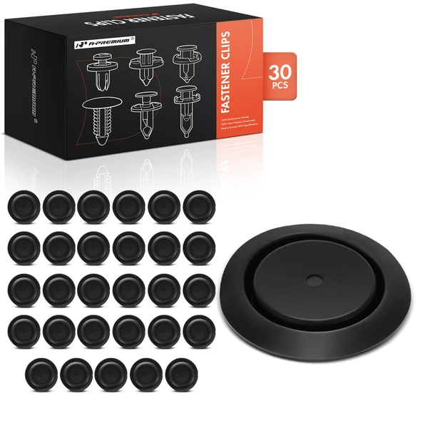 2016-2018 Nissan Altima 30 Pcs Nylon Black Sunroof & Body Hole Plug Cover Retainer Clip A-Premium APRCF2061