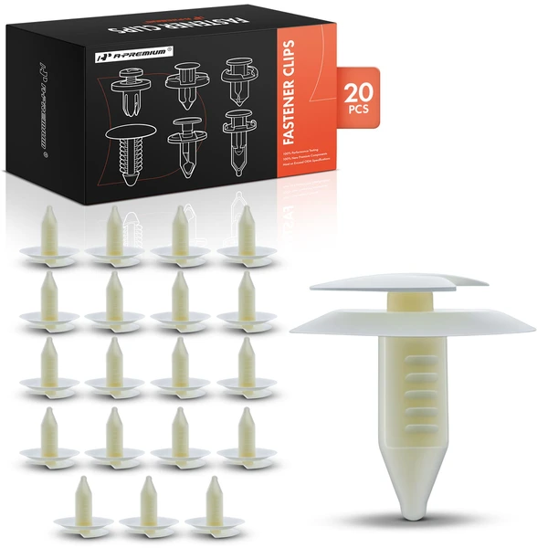 20 Pcs Nylon White Rear Quarter Panel Retainer A-Premium APRCF2570