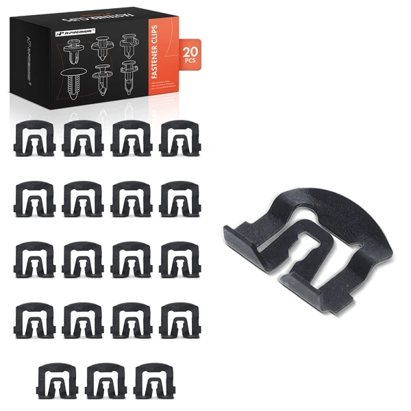 1978-1983 Mercury Zephyr 20 Pcs Metal Black Window Reveal Molding Clip A-Premium APRCF2591