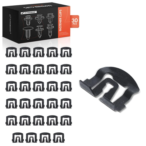 1978-1983 Mercury Zephyr 30 Pcs Metal Black Window Reveal Molding Clip A-Premium APRCF2592
