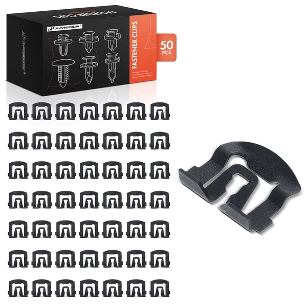1978-1983 Mercury Zephyr 50 Pcs Metal Black Window Reveal Molding Clip A-Premium APRCF2593