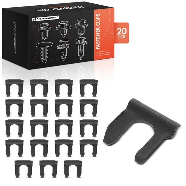 1987-1989 Mercury Tracer 20 Pcs Steel Black Brake Hose Retainer Clip A-Premium APRCF2628