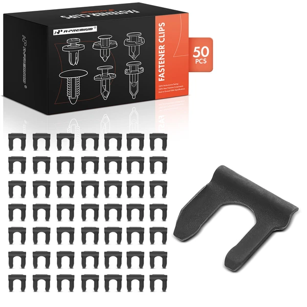 1986-1995 Mercury Sable 50 Pcs Steel Black Brake Hose Retainer Clip A-Premium APRCF2630