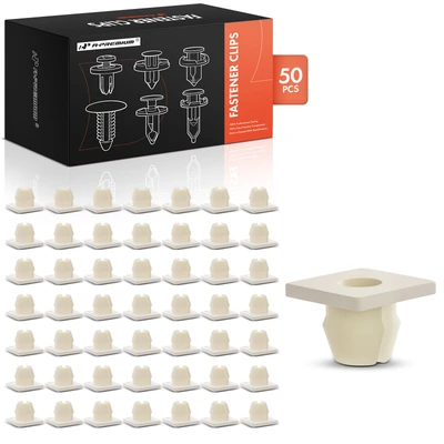 50 Pcs Screws Headlight Bezel Retainer Clip