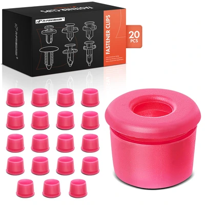 20 Pcs Nylon Red Front Fender & Door Molding Trim Clips