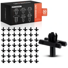 1968-1976 BMW 2002 50 Pcs Nylon Black Molding Clip A-Premium APRCF2536