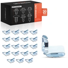 1950-1978 Volkswagen Beetle 20 Pcs Metal Silver Door Panel Clip A-Premium APRCF2540