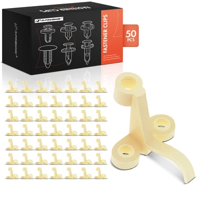50 Pcs Headlight Adjusting Screw & Nuts Assembly Retainer Clip