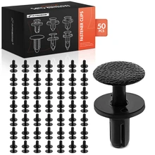 50 Pcs Fender Moulding Retainer Clip Push-Type